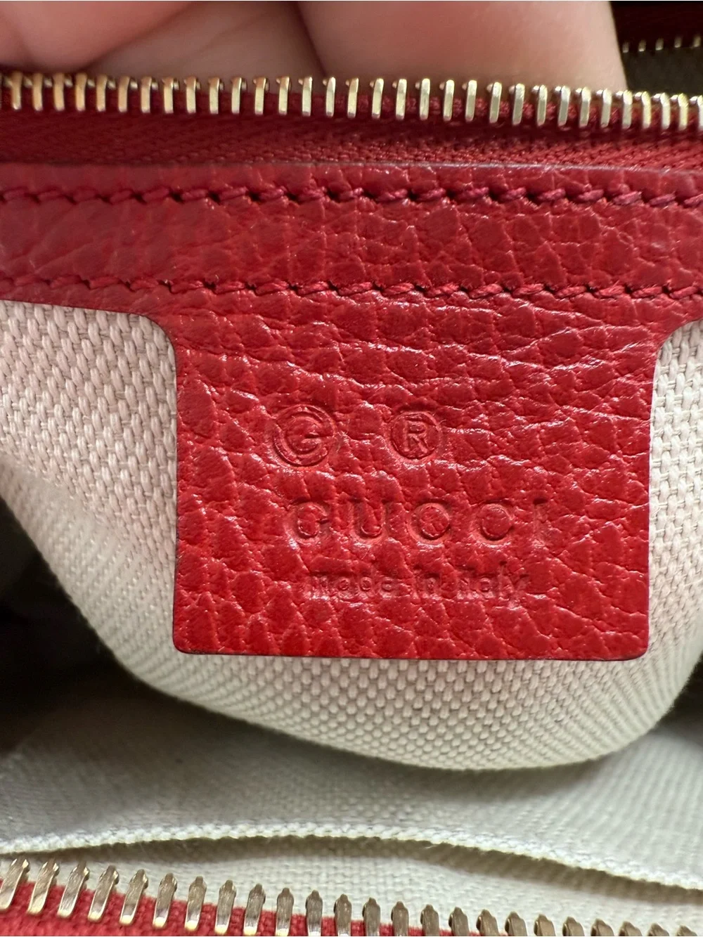 Gucci dollar calfskin